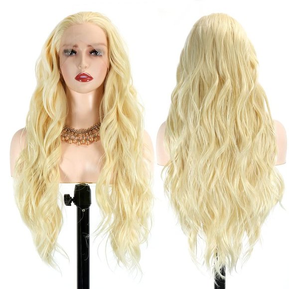 Long Blonde Lace Front Wig